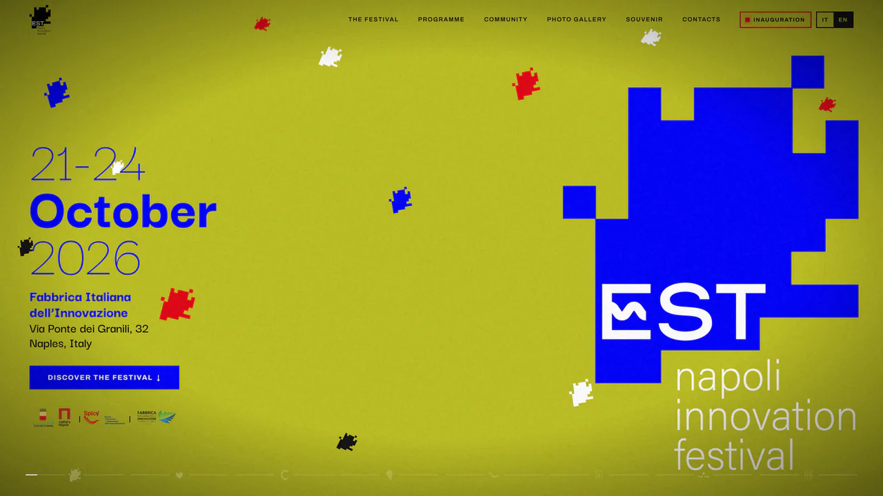 EST Napoli Innovation Festival, screen 1