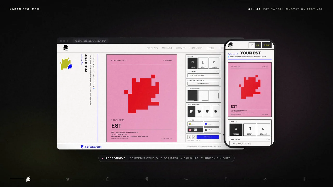 EST Napoli Innovation Festival, screen 3