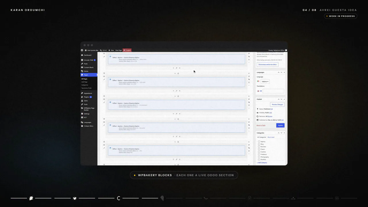 Avrei questa idea, screen 2